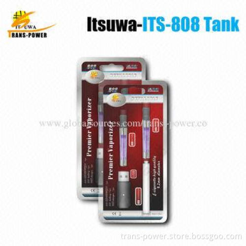 2014 Newest Arrival Itsuwa ITS I Blister Pack 808D Clearomizers, 7 Colors Available, 280mAh Battery